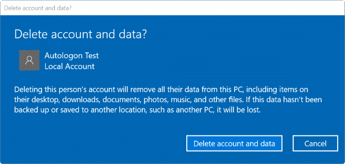 delete administrator account in Windows 10 pic2