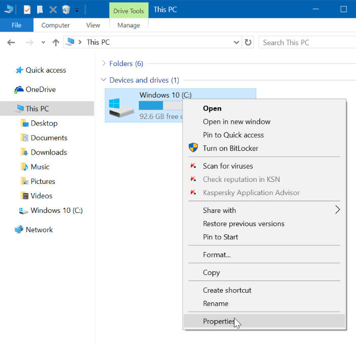 delete old drivers in Windows 10 step1