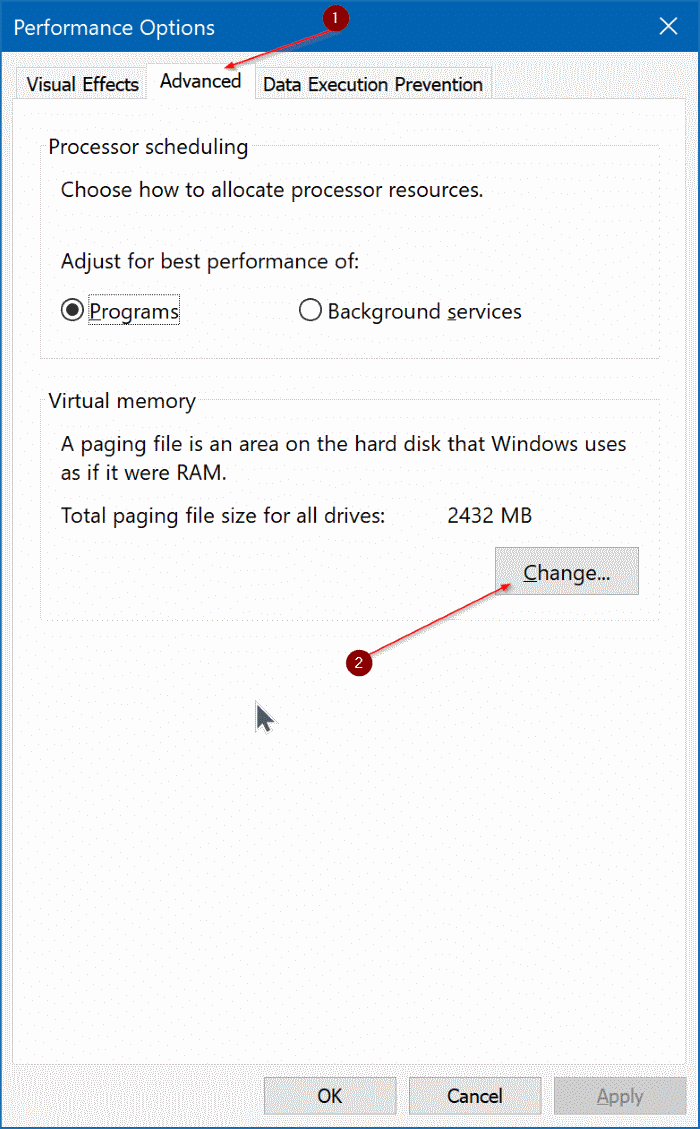 delete pagefile.sys in Windows 10 pic2