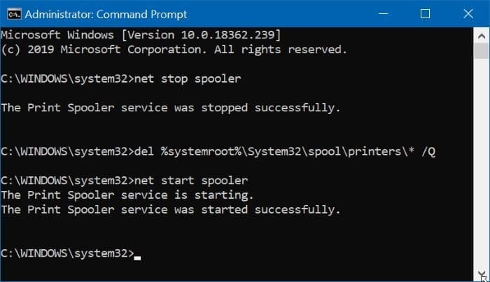 delete print queue documents in Windows 10 pic5