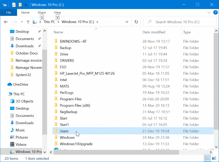 desktop, documents, downloads missing from Quick Access pic4