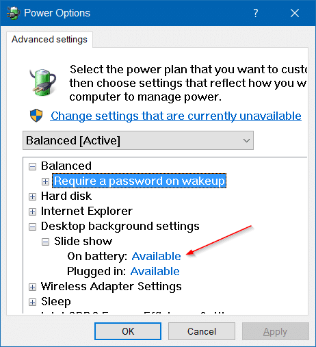 desktop slideshow not working Windows 10 step3