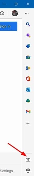 disable Edge sidebar in Windows and mac pic2
