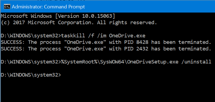 disable Set up onedrive pop up dialog in Windows 10 pic3