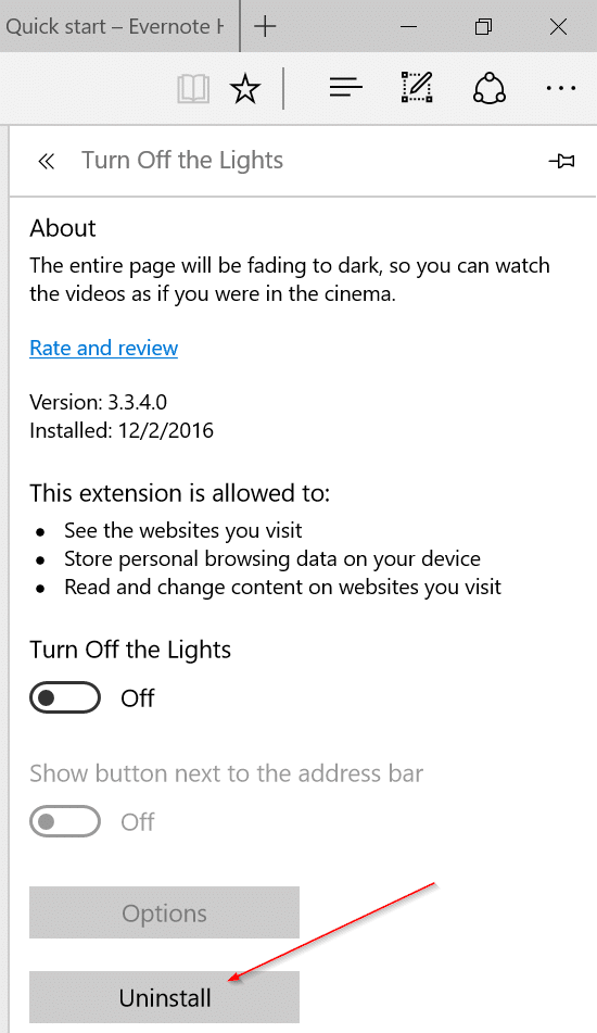 disable and uninstall extensions in edge pic04