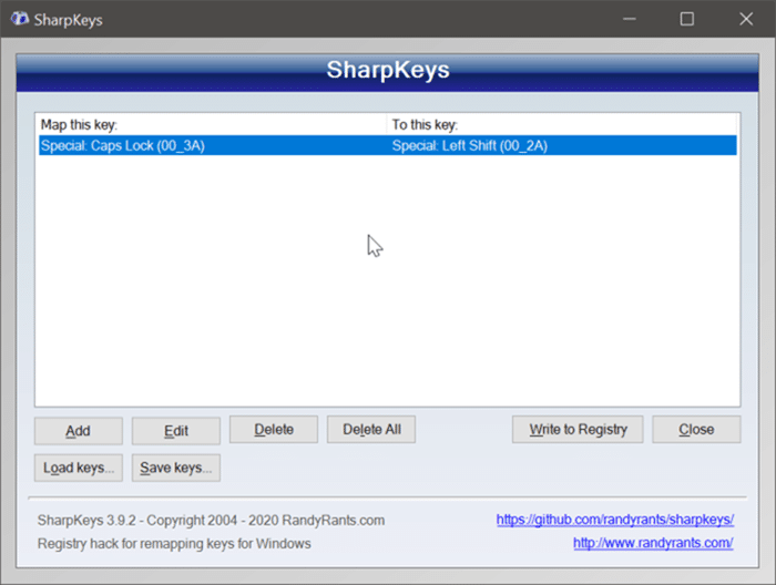 disable capslock key in Windows 10 pic6