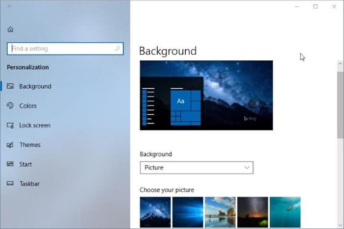 disable fluent design in Windows 10 pic2