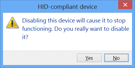 disable touch input windows 8