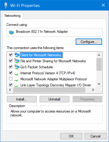 disable wifi when ethernet cable is connected in Windows 10 pic5