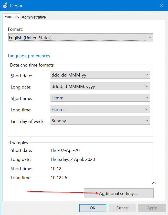 display day of week on the Windows 10 taskbar pic3