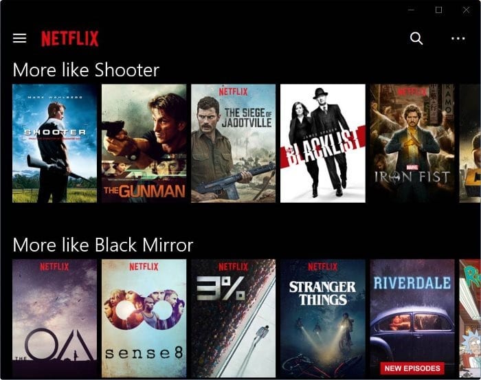 download Netflix movies and TV shows on Windows 10 pic2