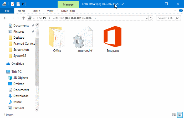 Download Office 2019 ISO setup file for Windows 10