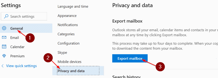 download Outlook.com emails and contacts pic1.1