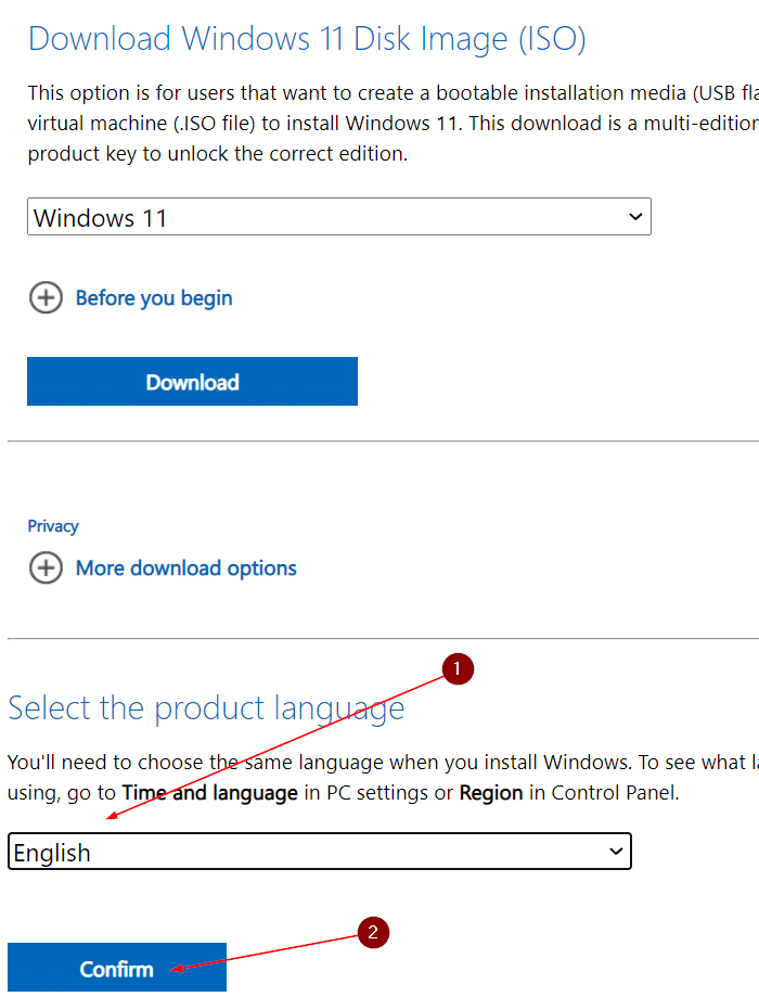 download Windows 11 ISO from Microsoft pic11