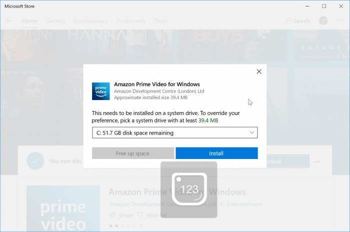 download amazon prime video movies to Windows 10 PC pic1