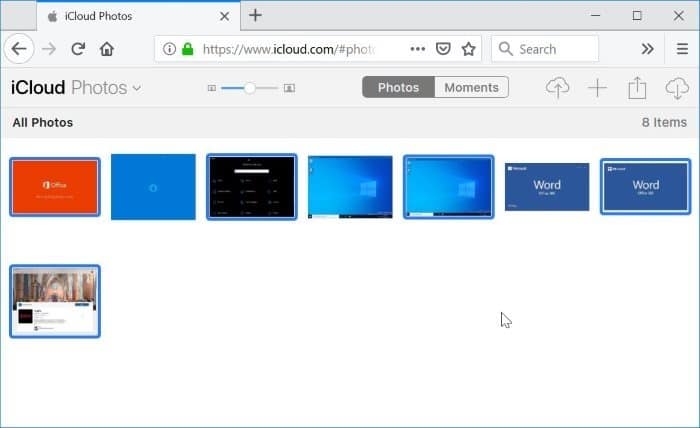 download icloud photos to Windows 10 PC 6