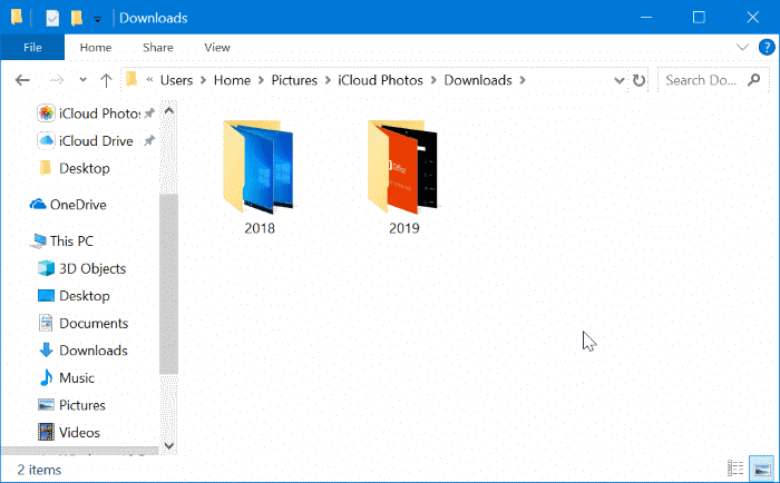 download icloud photos to Windows 10 PC pic13