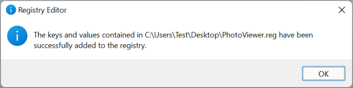enable Windows Photo Viewer in Windows 11 pic6