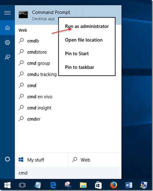 enable guest account in Windows 10 step2