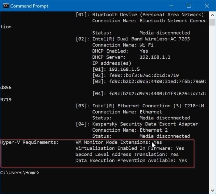 enable hyper-v in Windows 10 pic02