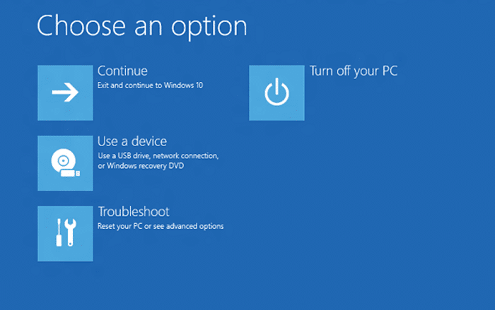enable or disable Windows Recovery environment in Windows 10 pic01