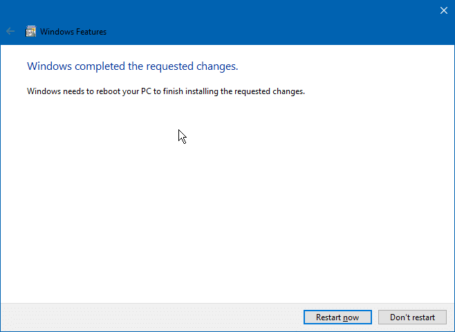 enable or disable Windows Sandbox in Windows 10 pic5