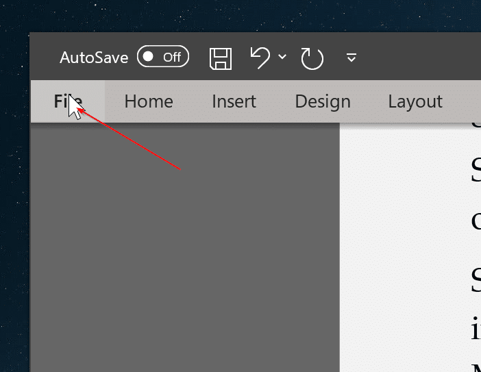 enable or disable search box in Office 365 pic1