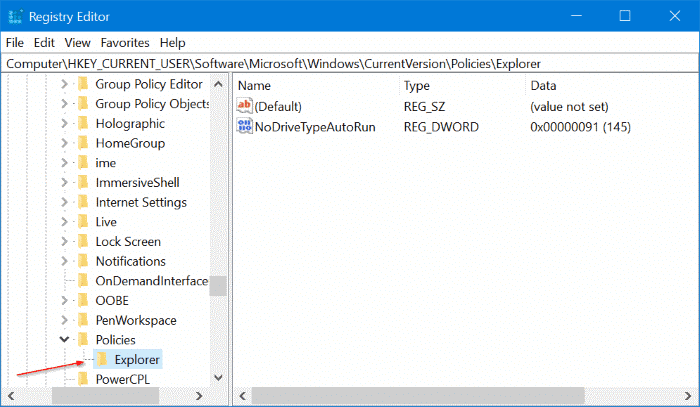 enable or disable settings in Windows 10 pic4