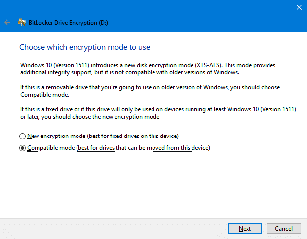 encrypt USB drive using bitlocker in windows 10 pic7.3