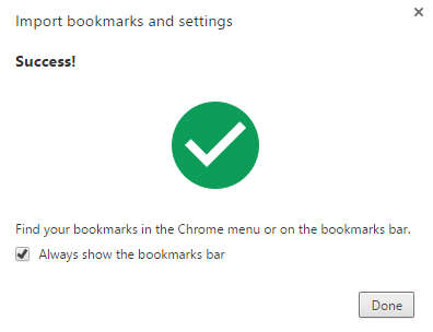 export Edge favorites bookmarks to Chrome and Firefox step12