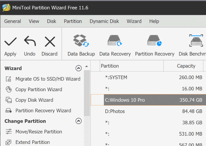 extend partition grayed out in Windows 10 pic4