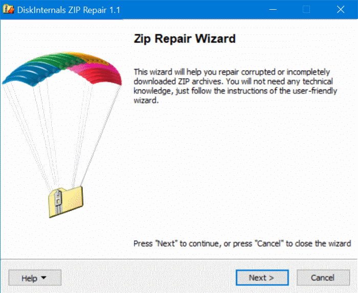 extract files from corrupted zip file in Windows 10 pic2