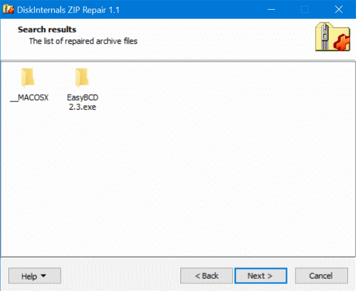 extract files from corrupted zip file in Windows 10 pic4