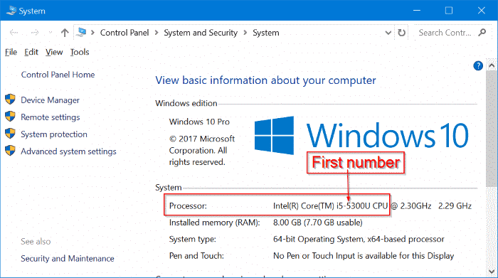 find out what generation your intel processor is in Windows 10 pic2