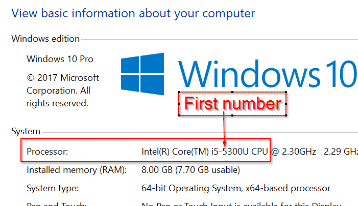 find out what generation your intel processor is in Windows 10 pic3