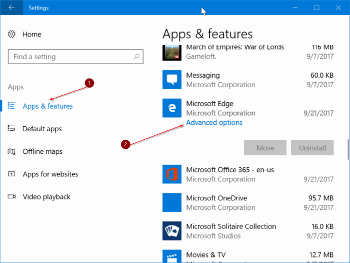 fix Edge browser is slow in Windows 10 pic1