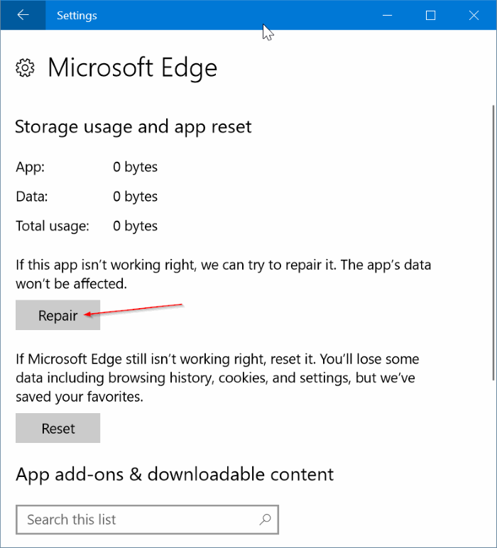 fix Edge browser is slow in Windows 10 pic2