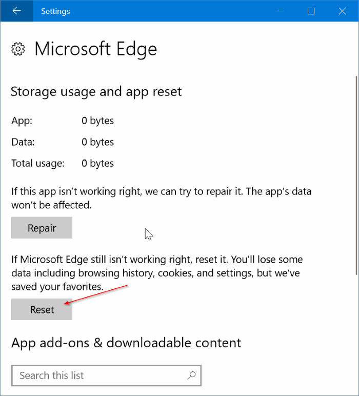 fix Edge browser is slow in Windows 10 pic3