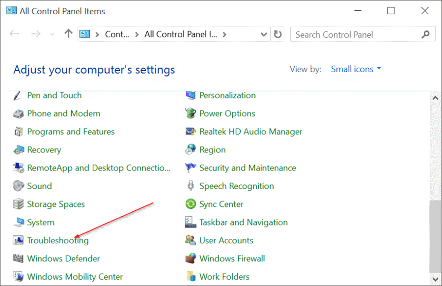 fix Windows 10 search issues by rebuilding index pic7
