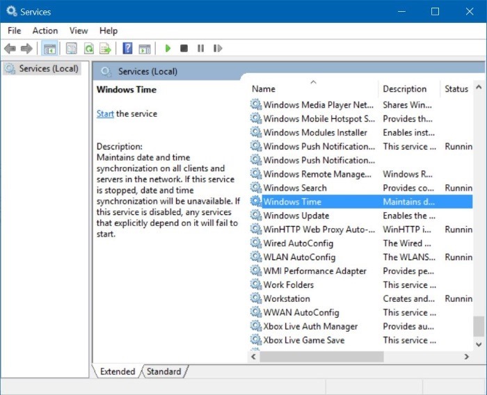 fix incorrect date and time in Windows 10 step5.3