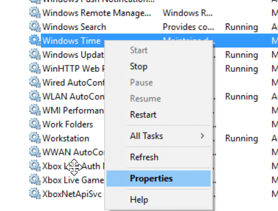 fix incorrect date and time in Windows 10 step6