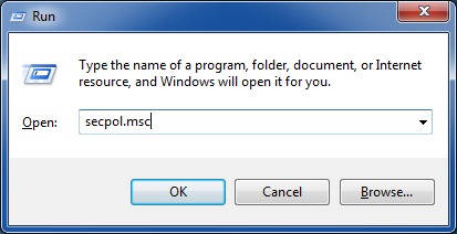 fix shut down button is missing from logon screen Windows 7 step1