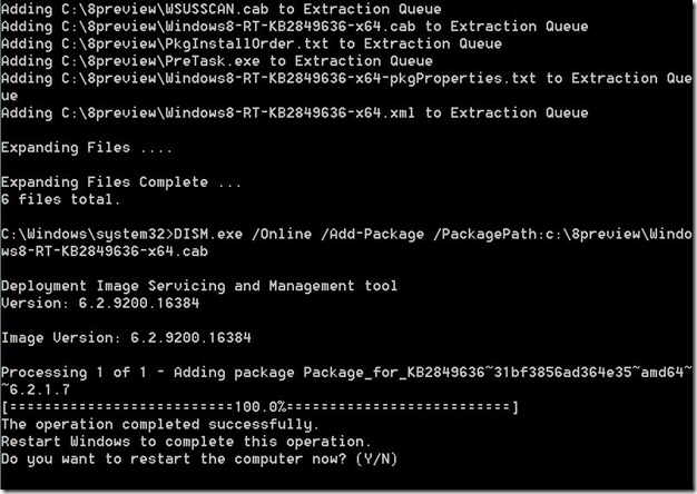 fix to Windows 8.1 upgrade error