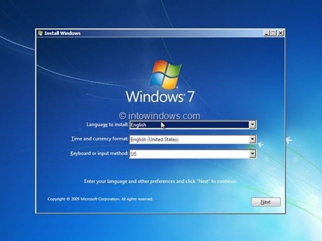 fix to can't boot from USB drive