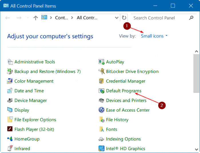 fix to unable to change default web browser or apps Windows 10 pic2