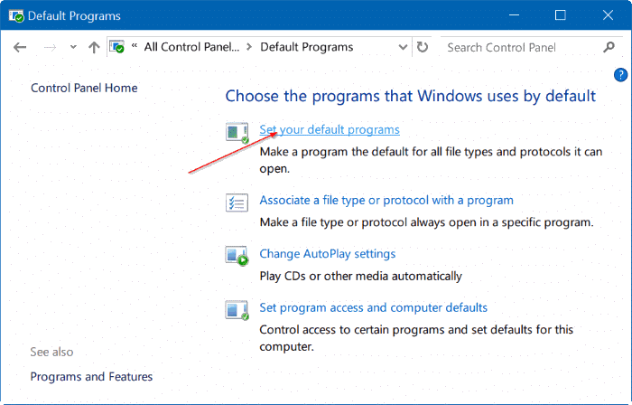 fix to unable to change default web browser or apps Windows 10 pic3
