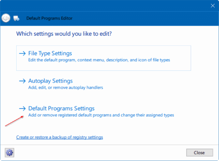fix to unable to change default web browser or apps Windows 10 pic5