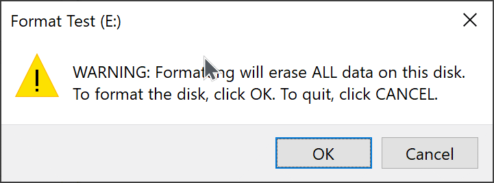 format drives in Windows 10 pic3