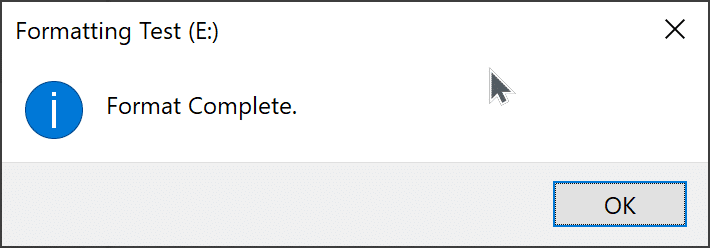 format drives in Windows 10 pic4