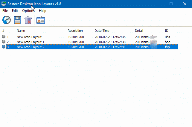 free tools to save and restore desktop icon positions in Windows 10 pic2